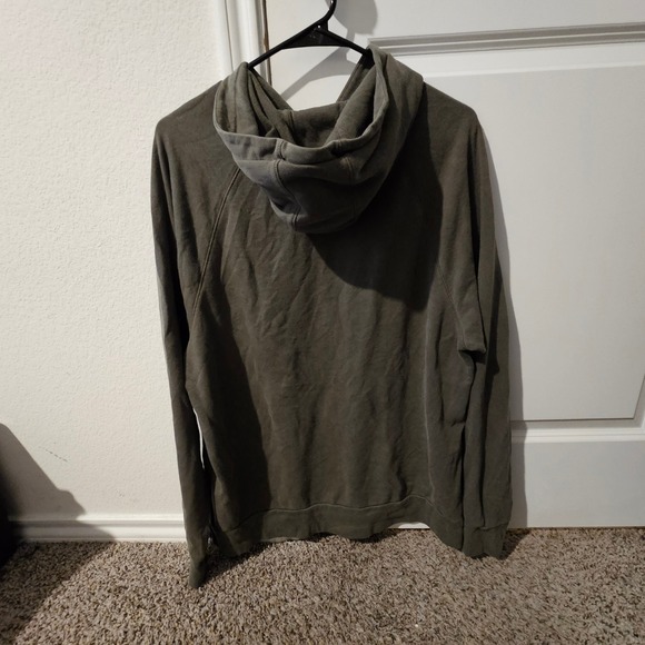 Fayettchill Mountain Co. Olive Green Hoodie Pullover Made in USA Mens L - Picture 7 of 7